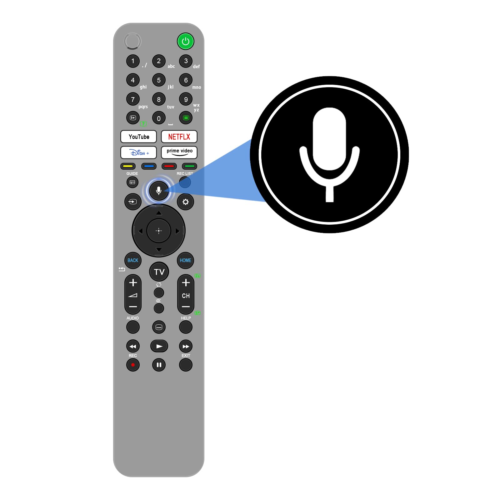 Amazon.com: RMF-TX621E Replace Voice Remote Commander with MIC